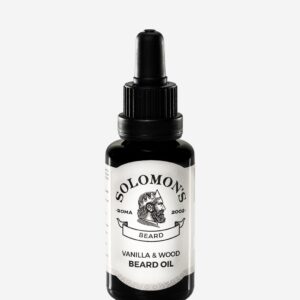 Olio per barba Vaniglia e Legni Solomon's
