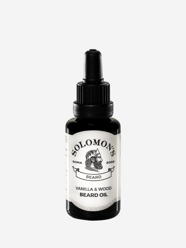 Olio per barba Vaniglia e Legni Solomon's