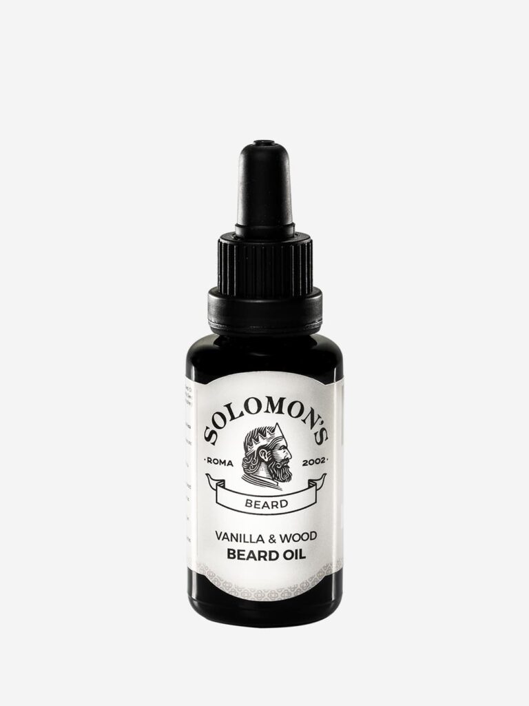 Olio per barba Vaniglia e Legni Solomon's