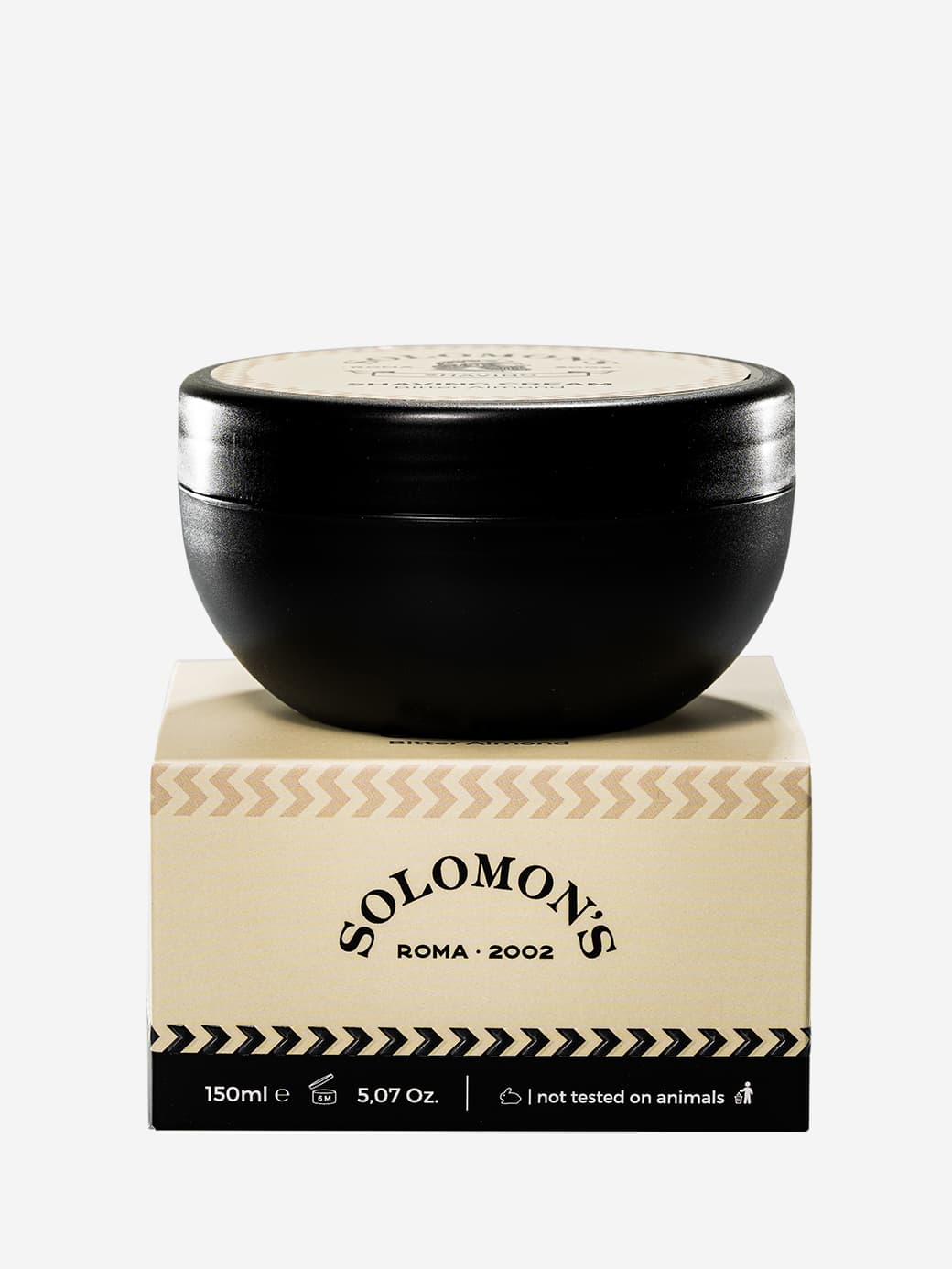 Sapone da barba in crema mandorla amara Solomon's